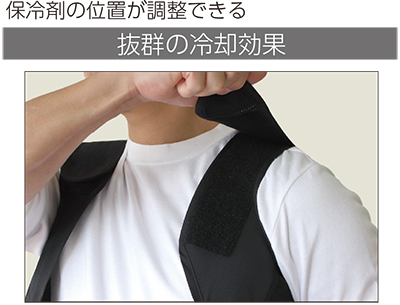 保冷剤　冷却ベスト　アイスハーネス レディース
