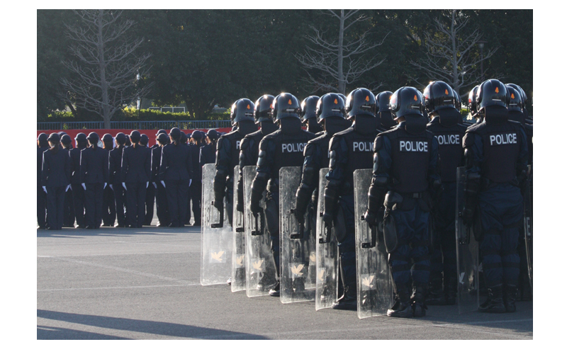 平成23年埼玉県警察年頭視閲式