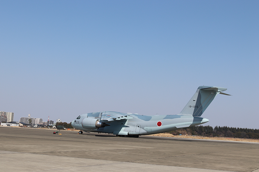 航空自衛隊　入間基地　大型輸送機　体験乗車