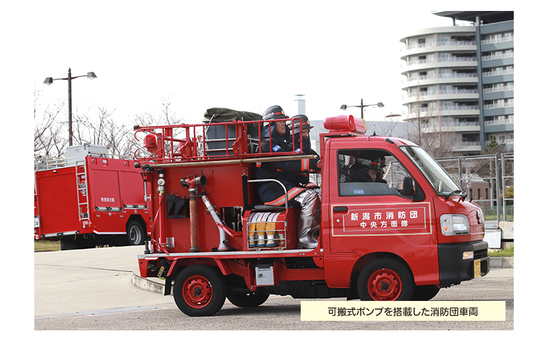 新潟市消防局　新潟市消防団　防火服　キャスバン　CASVAN　